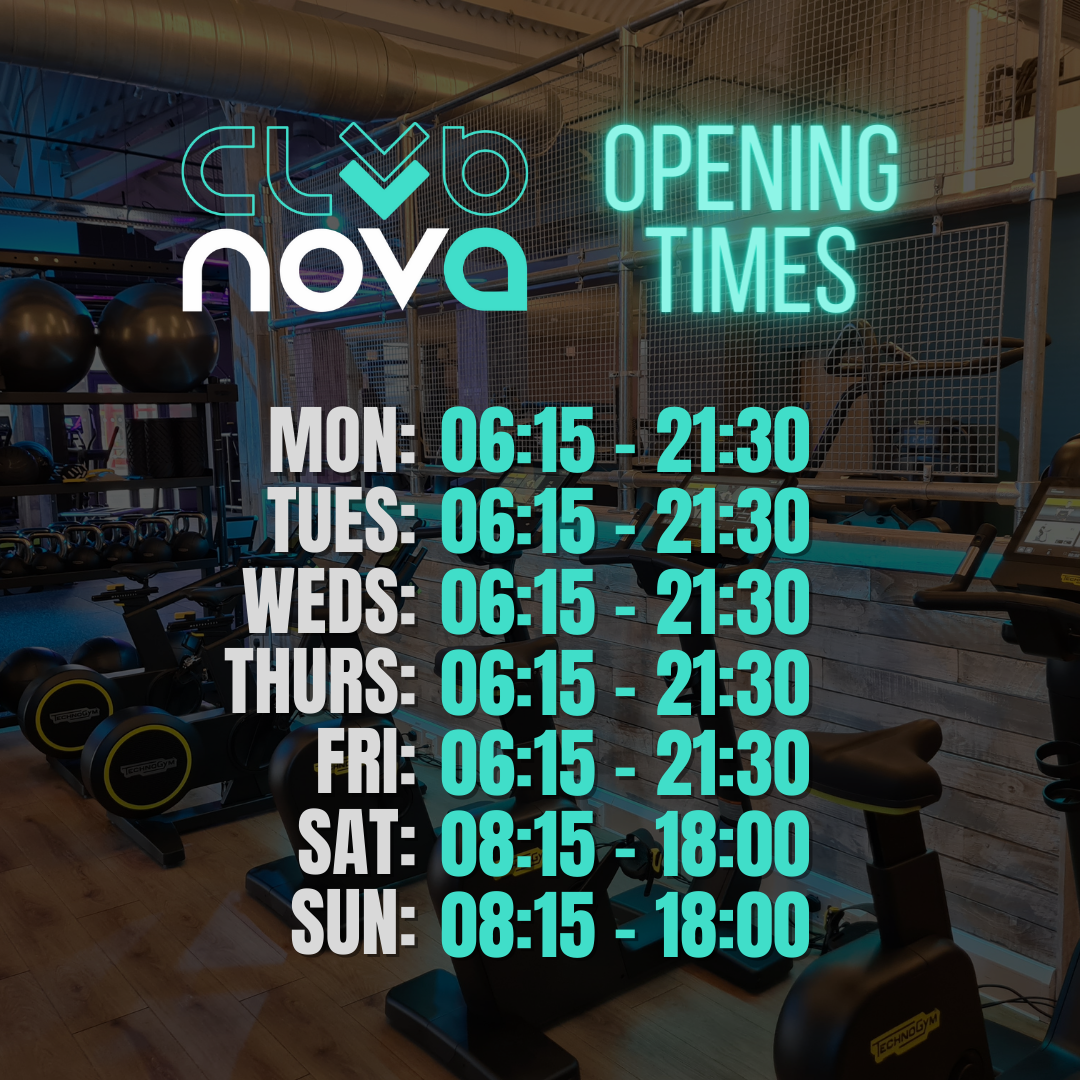 Nova – Opening Times