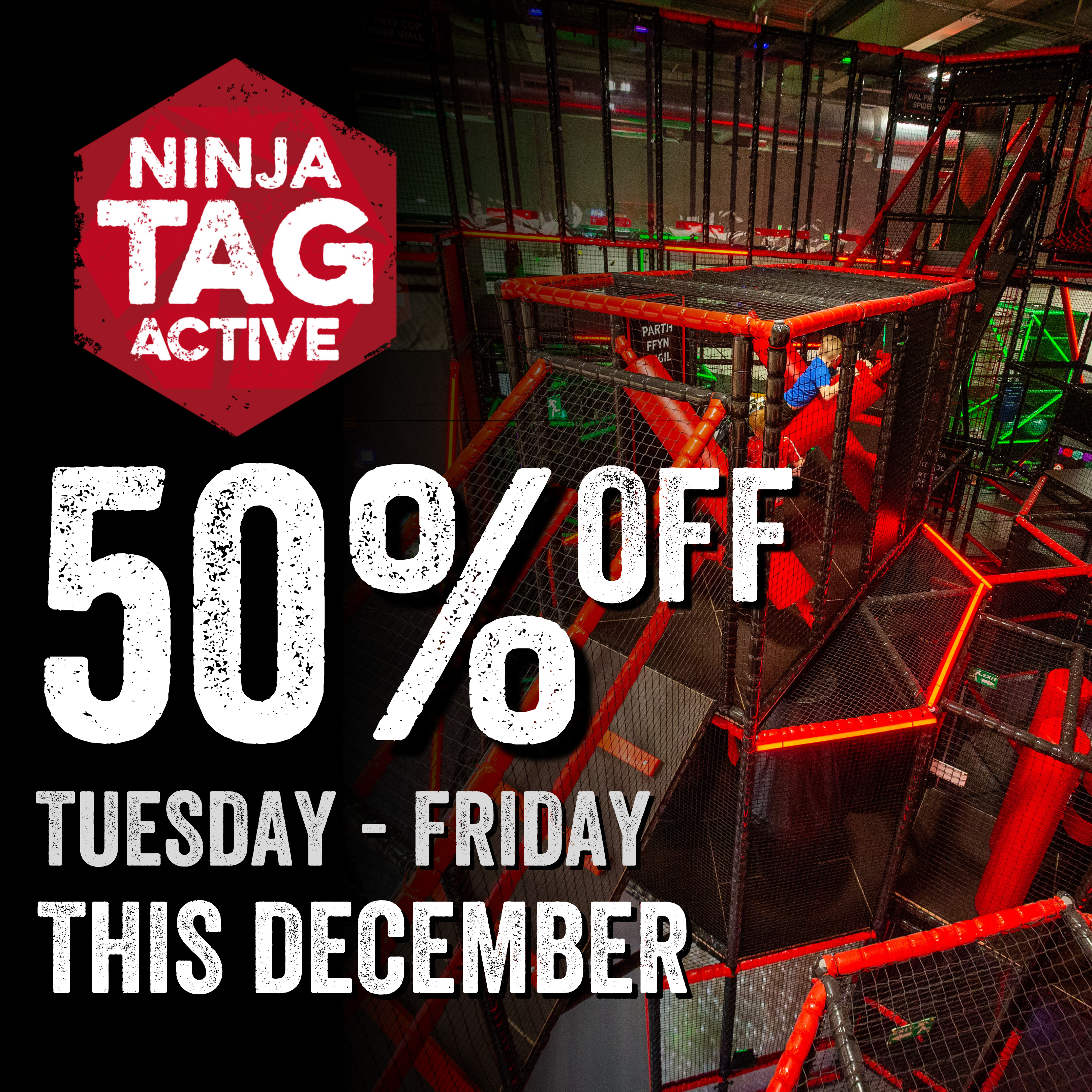 Dec 50% off Play and TAG