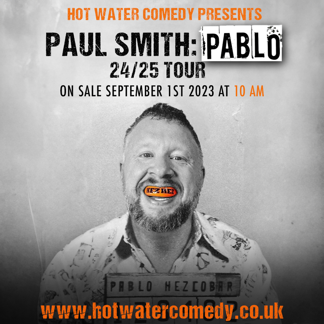 Comedy sensation Paul Smith announces new tour dates at Rhyl Pavilion Theatre in 2024