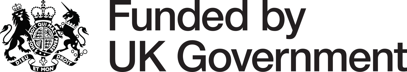 Funded by UK Gov BLACK