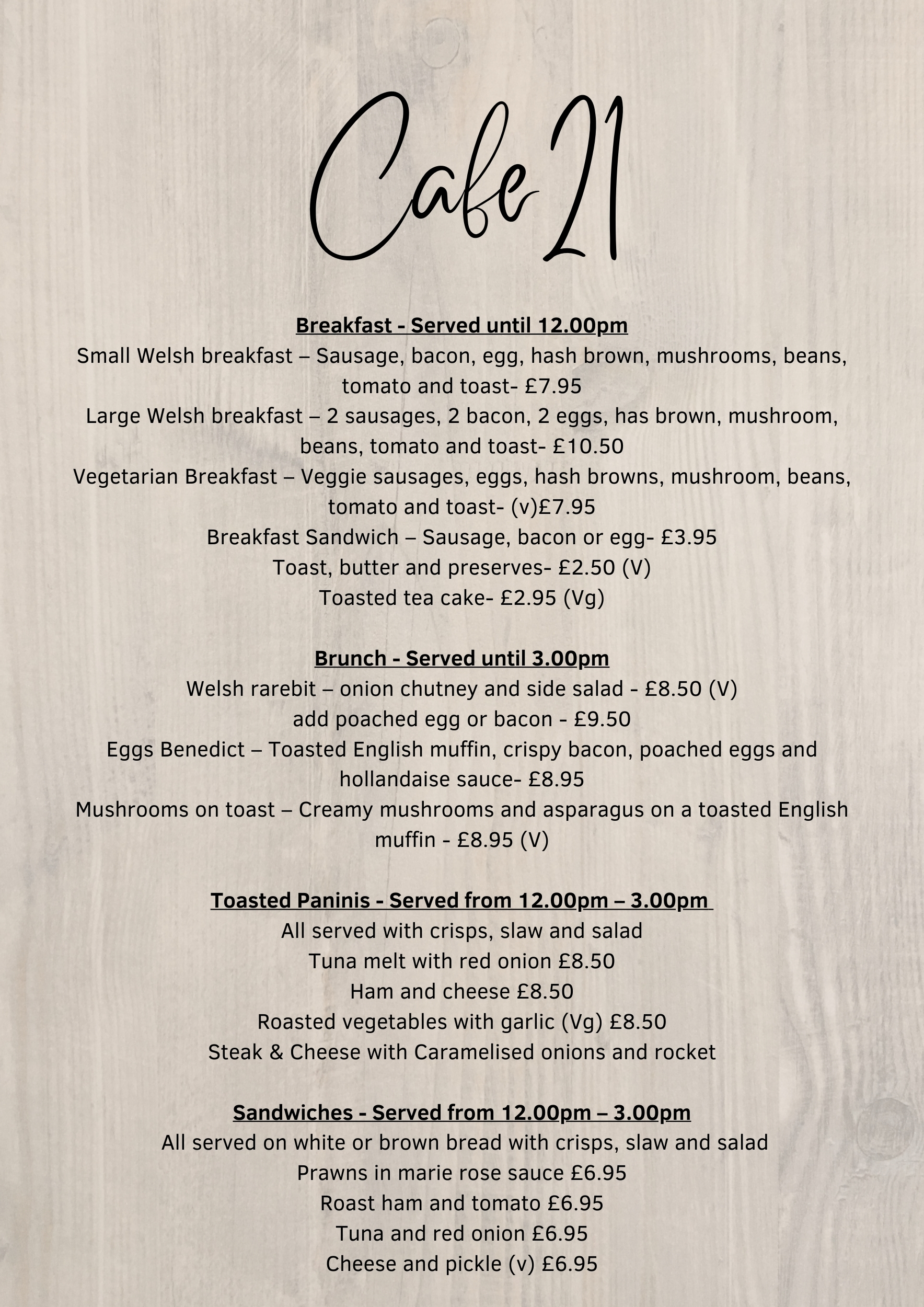 ENG Menu 1