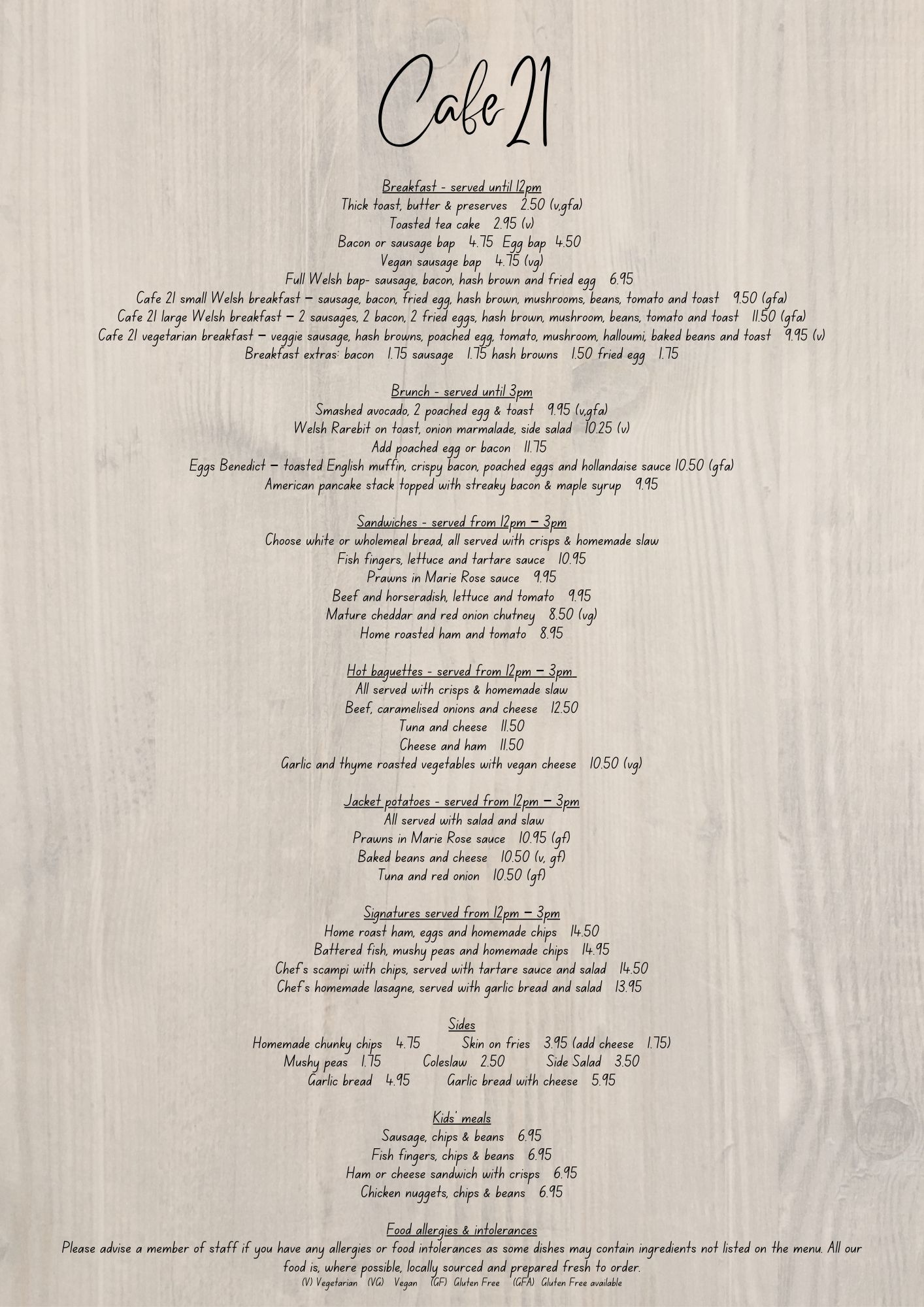 ENG Menu 1